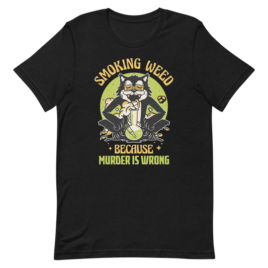 Smoking Cat T-Shirt